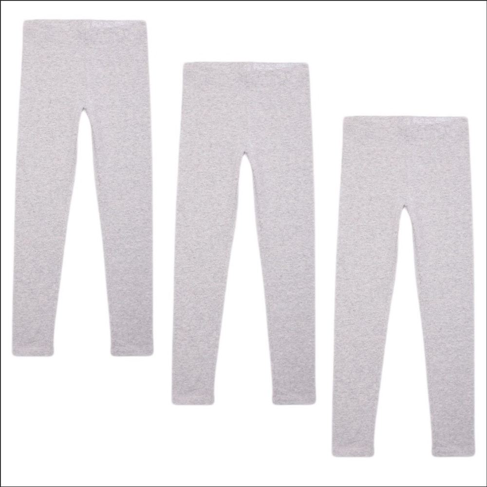 3 Girls heather gray leggings